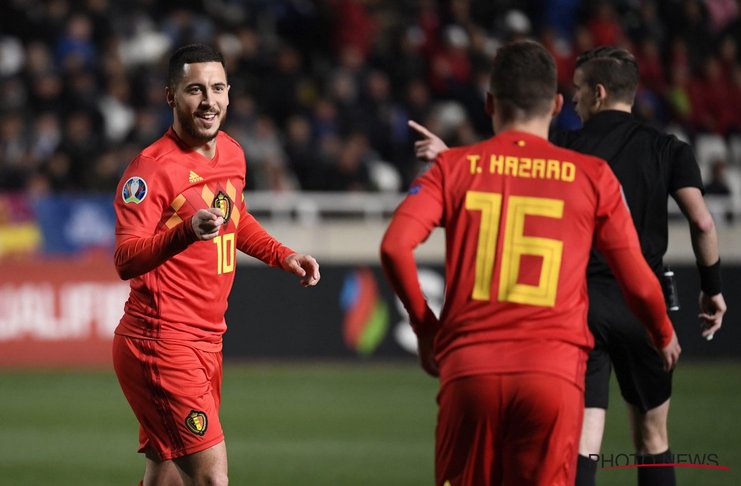 Hazard serta Batshuayi Mengantarkan Belgia Tekuk Siprus